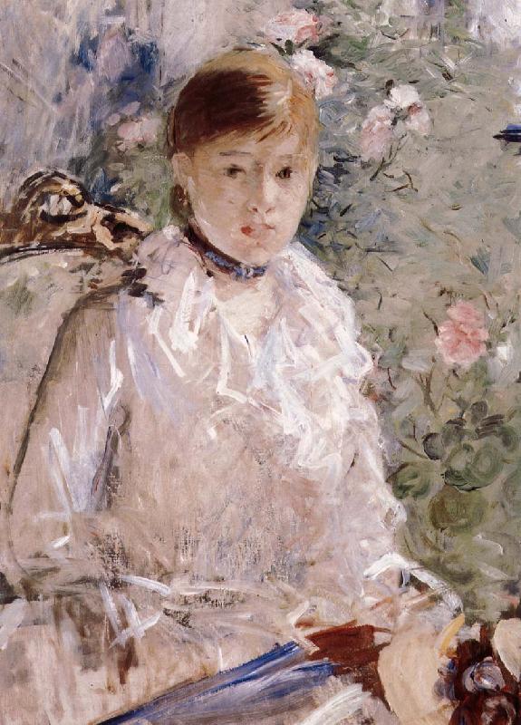 Berthe Morisot The Woman near the window Norge oil painting art